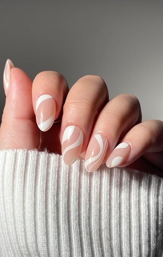 Semi Cured Gel Nail Strips (Between the Lines)