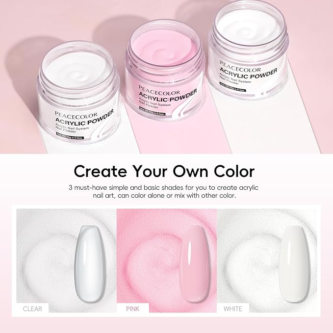 Acrylic Nail Kit for Beginners with Everything ,11 Colors Acrylic Powder Nails Kit Acrylics Set with Drill U V Light 3Pcs Gel Polish 24Pcs Glitter Powders Rhinstones Nail Art Extensions Home Gift Set
