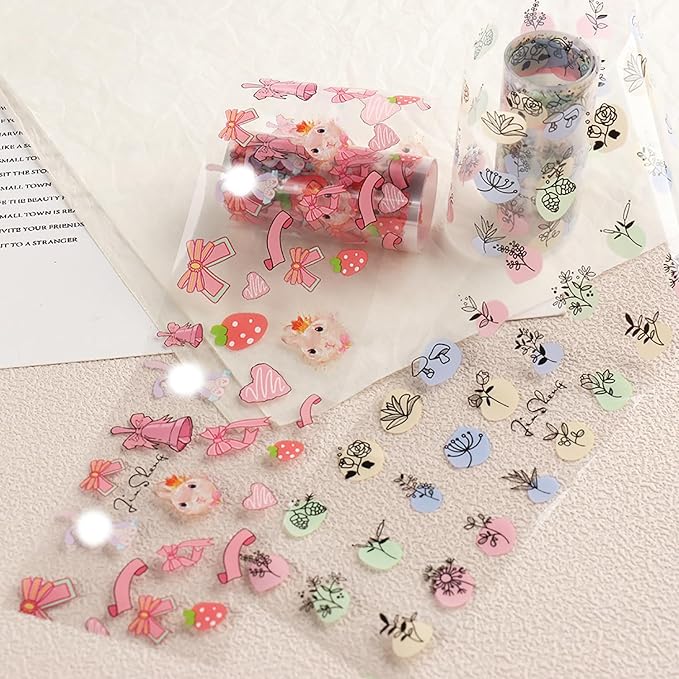 JERCLITY 10 Rolls Flower Nail Foil Transfer Sticker Kit Bamboo Ink Painting Pattern Nail Foil Sheets Foil Nail Art Decals Spring Nail Foil Transfer Stickers Foil Nail Wraps for Foil Nail Art
