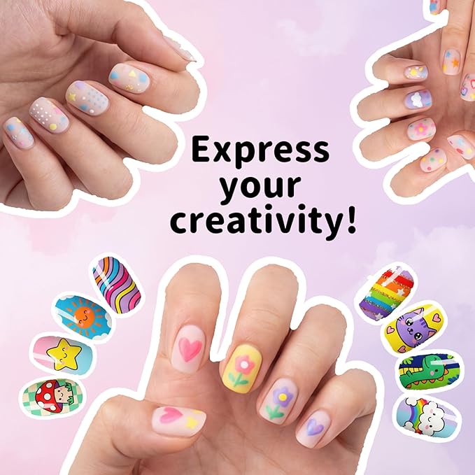 12 Colors Nail Art Pens for Painting Nails, 0.7mm Fine Tip Nail Art Makers, No Shaking Required, Quick Dry, Easy Control Nail Markers Kit for Beginners