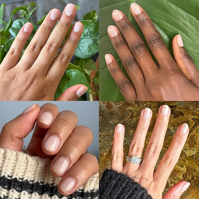 Olive & June Gel Polish | Valentine's Day | UV LED Nail Lamp Needed | Long Lasting Formula | Up to 21 Days of Wear | Damage-Free Removal | Salon-Quality Manicure, Pedicure | CCT | Sheer Pink