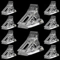 10 Pcs Nail Tips & Clip for Quick Nail Extension Mold Building - Transparent Dual Nail Form Clip Builder DIY Nail Art Tool