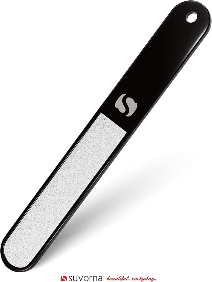 Suvorna Nail Clipper Set with Fingernail Cleaner for Under Nails - Large Nail Cutters for Thick Toenails, Edgy Nail Clipper and Nail File - Nail Clippers for Men and Nail Clippers for Women