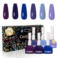 CAMILA ¿ 6pcs 15ml Hema Free Tpo Free Gel Polish Set Purple Gel Nail Polish Kit Soak Off Gel Polish Manicure Salon For Women G Set