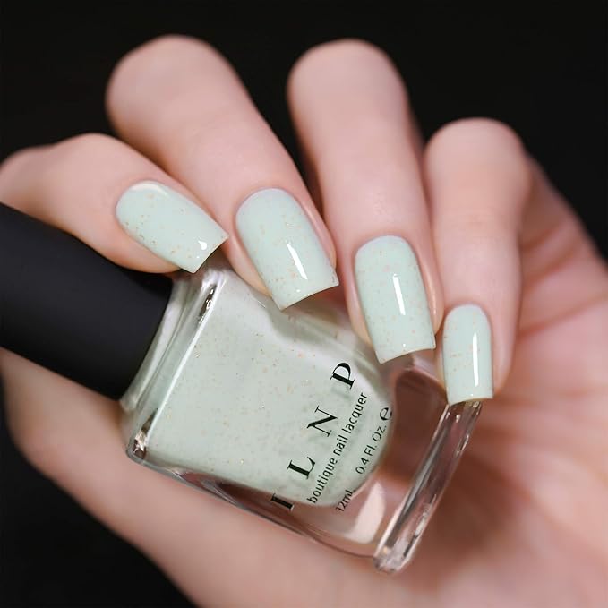 ILNP Tea Cup - Antique Pastel Mint Speckled Nail Polish