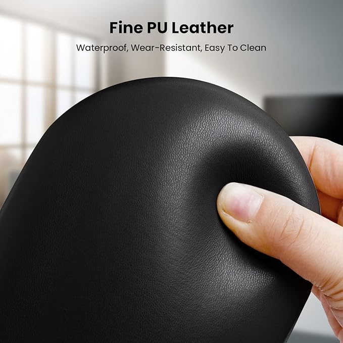 Nail Arm Rest Pillow and Mat Luxury Salon Manicure Armrest Cushion Nail Art Hand Holder Manicure Hand Rest Cushion Pad Tool for Nail Tech Manicurist (With Mat, Black)