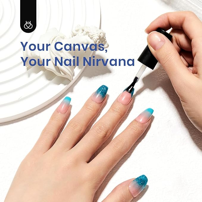 Beetles Gel Nail Kit Coffin: 504Pcs False Nail Tips Easy Nail Extension Set Short Coffin Shape 5 In 1 Nail Glue Uv Led Lamp Acrylic Gel Nail Kit DIY Nails Art Gifts for Women