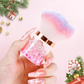 Nail Dust Brush, Pink Rose Soft Dust Brush for Nails, Nail Art Dust Powder Remover Brush, Nail Duster Brush Makeup Brushes Manicure Brush Clean Up Tools Nail Art Brush…