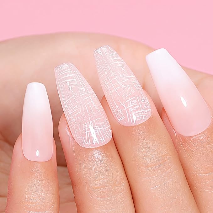 AIMEILI Hema Free 5 in 1 Builder Base Gel Polish, Cruelty Free, Vegan, Strengthener Gel Translucent Nail Art Manicure for Women 10ML-150