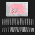 Crystal Form – Oval Extension Template, Paper Sandwich Nail Guide, Clear Shaping Mold | Flexible Builder Sheet, Salon Tool for Acrylic Gel Work, Precision Manicure Craft, Quick Design Aid