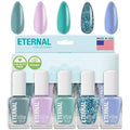 Eternal Glitter Nail Polish Set for Women (UNDER THE SEA) - Ocean Blue Nail Polish Set for Girls | Quick Dry & Long Lasting Nail Polish Kit for Home DIY Mani Pedi | Made in USA,13.5mL (Set of 5)