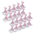4 Set Nail Holder Stand - Display Fake Wave Shape Acrylic Nails, Magnetic Holder & Practice Station