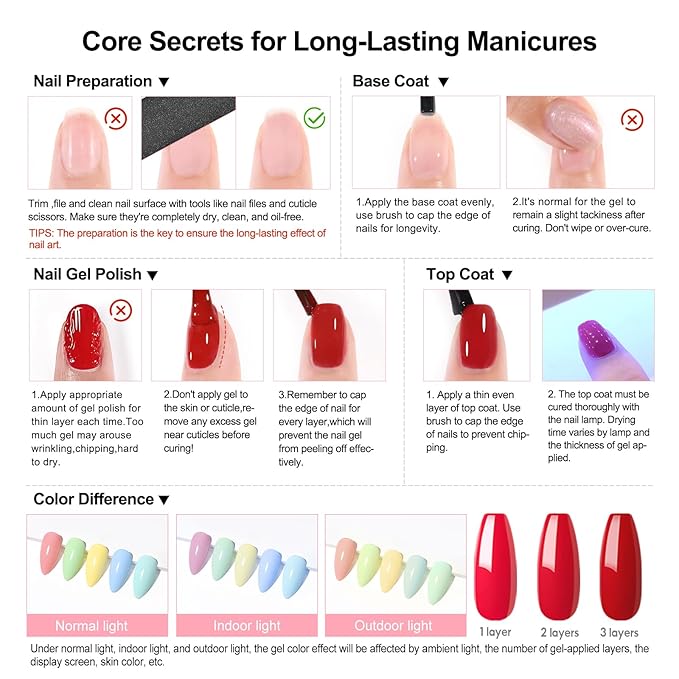 Peacecolor 65PCs Gel Nail Polish Kit with U V Light and Drill, 35 Colors Gel Nail Kit 5PCs Matte/Glossy/Glitter Top Base Coat Nail Rhinestones Manicure Tools Starter Kit Gifts for Women DIY