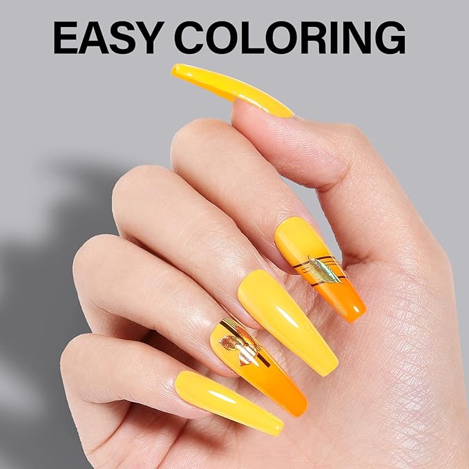 AILLSA Long Coffin Nail Tips - Upgraded Matte Soft Full Cover Gel Nails Tips No Filed, 240Pcs Pre-shaped Gelly Tips Acrylic Clear Fake Press On Nail Tip for Soak Off Nail Extension 10 Sizes
