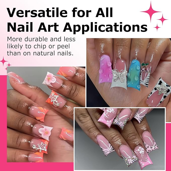 504PCS Duck Nail Tips, 12 Sizes Full Cover, Clear Medium Soft Nail Tips for Acrylic & Press On Nails, Professional Y2K Nails for Daily, Party, Holiday