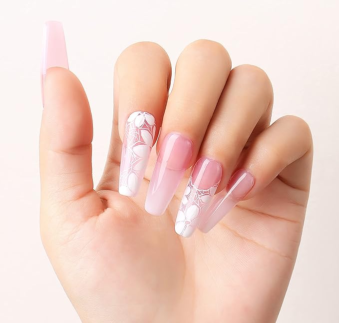 AIMEILI Transparent Jelly Milky White Sheer Pink Nude Gel Polish Kit, Soak Off Sheer Gel Nail Polish Set Of 12pcs X 8ml - Kit Set 3