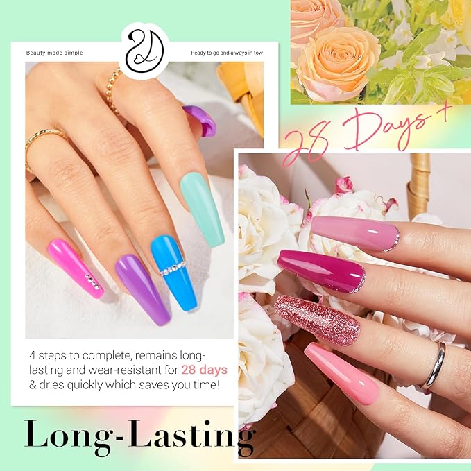 AZUREBEAUTY Dip Powder Nail Kit with Electric Nail Drill 24 Colors Summer Green Pink Orange Nail Starter Kit with Dip Liquids Base Top Coat Activator Portable Manicure French Nail Art Essential Set