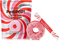 Spongellé Candy Cane Holiday PediPOP! Pedi Buffer & Nail File | All-in-One Pedicure Treatment | Exfoliates, Softens & Cleanses | 30+ Washes | Vegan & Cruelty-Free
