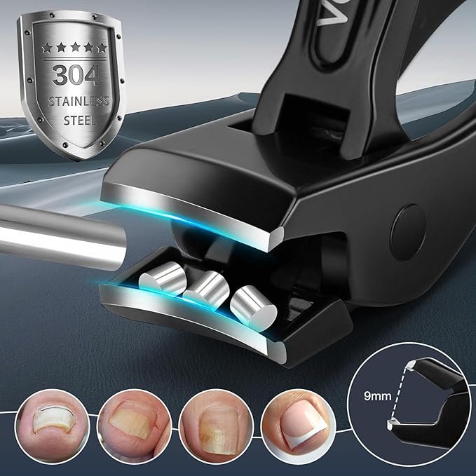 Nail Clippers&Toenail Clippers for Thick Nails for Seniors | Toe Nail Clippers Set for Ingrown Nails for Men | Manicure Kit &Nail Cutter for Women, Gift Idea