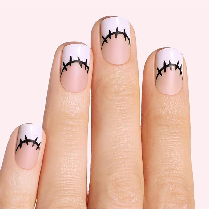 Dashing Diva Gloss Nail Strips - I Need My Mummy - UV Free, Chip Resistant, Long Lasting Gel Nail Stickers - 3-Piece Manicure Set - Contains 32 Wraps, 1 Prep Pad, 1 File