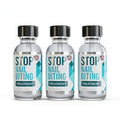 Stop Nail Biting Treatment - Clear, Bitter-Tasting Nail Polish To Stop Nail-Biting - Easy To Apply and Safe For Children - Nail Strengthener Solution - Nail Care for Healthy Nail Growth (3x0.5 fl oz)