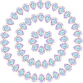 MECCANIXITY Teardrop Rhinestones 7x10mm, 84 Pcs Pointed Back K9 Glass Shiny Drop Shaped Rhinestones Crystal Gems for DIY Jewelry Making Crafts, Moon Purple
