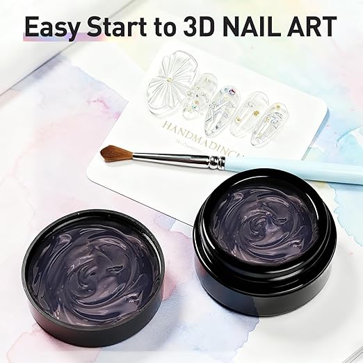 Sculpture Glue Gel 5g– Crystal Clear, Strong Adhesive for Diamonds, Crystals & Nail Charms – Quick LED Cure, No Residue, DIY & Salon Nail Art