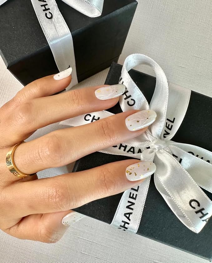Semi Cured Gel Nail Strips (Moonstone)