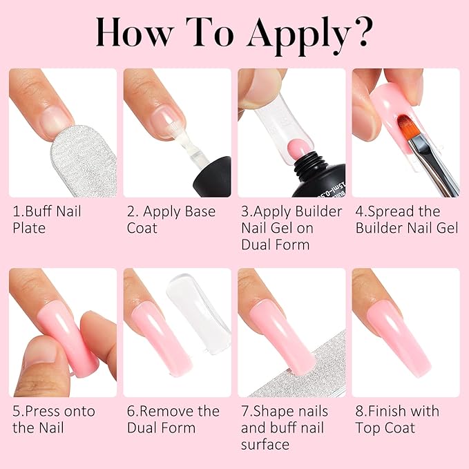 AIMEILI Poly Nail Extension Gel Blue Green Builder Nail Gel Hema Free Poly Nail Enhancement Nail Art Design DIY Salon Nail At Home Gift for Women Nail Gel - 004