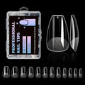 Lsnisni Fake Nail Tips, 288PC Gel Acrylic Nail Tips, Clear Short Ballet Short Press On Nails, Nail Supplies Suitable for Women or Girls to DIY Nails 12 Sizes For Your Choice!