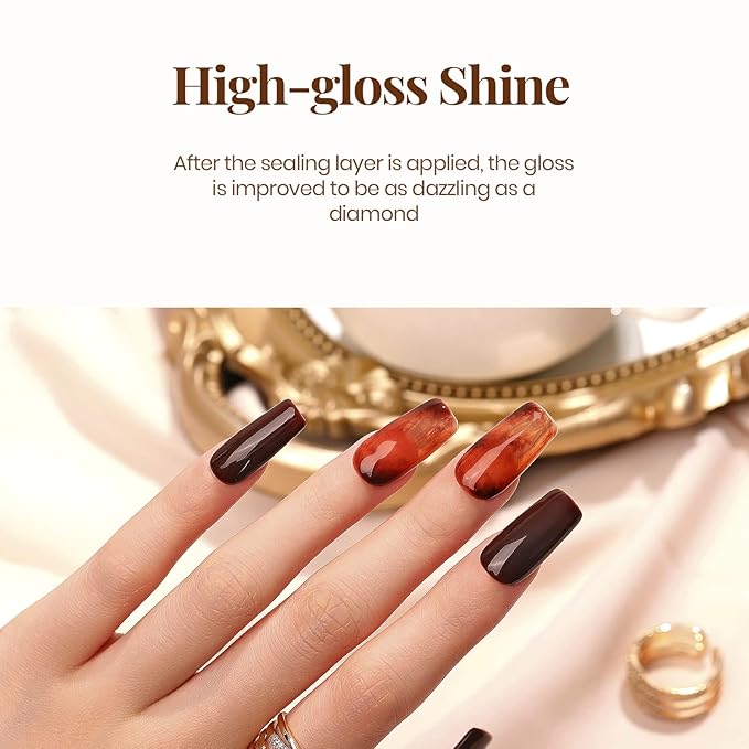 Beetles Gel Polish Gel No Wipe Top Coat and Gel Polish Nail Art Rhinestone Glue Set for Adhesive Resin Gems Diamonds Jewelry Decoration Soak Off Led