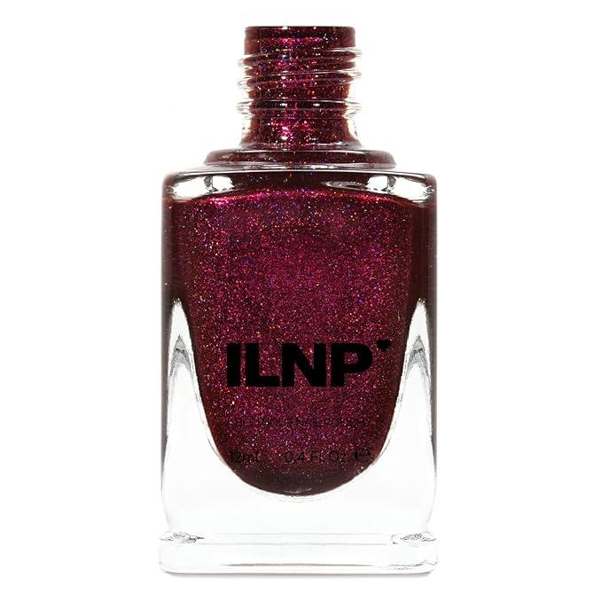 ILNP Showtime - Deep Raspberry Holographic Nail Polish