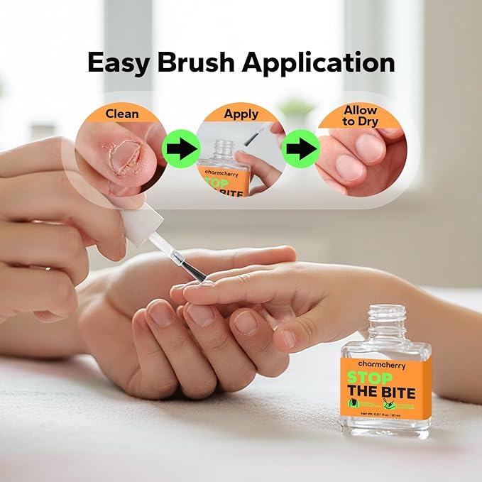 Nail Biting Treatment (0.67 Fl Oz), Nail Biting Prevention, Thumb Sucking Deterrent, Stop Biting Nails Deterrent, Bitter No Bite Nail Polish for Kids & Adults,Thumb Guard