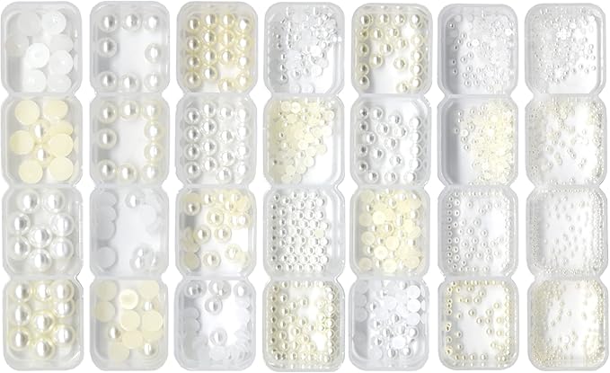 PrettyClaw Nail Art Set 28 Styles Nail Charms (1000+ Pieces) (Set #1)