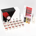 VENALISA V6 Gel Nail Polish Kit of 22 Pcs With Color Book Burgundy Dark Red Colors Glitter Cat Eye Gel Polish Set Soak Off Salon Nail Art DIY at Home Manicure