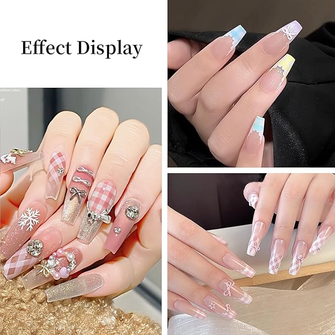 DANNEASY 5 Sheets French Tip Guide Stencil for All Nail Shapes French Manicure Strips Self-Adhesive Frenchs Nail Stickers Decals for Women Girls DIY Decoration Stencil Tools