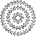 MECCANIXITY Teardrop Rhinestones 7x10mm, 84 Pcs Pointed Back K9 Glass Shiny Drop Shaped Rhinestones Crystal Gems for DIY Jewelry Making Crafts, Light Gray