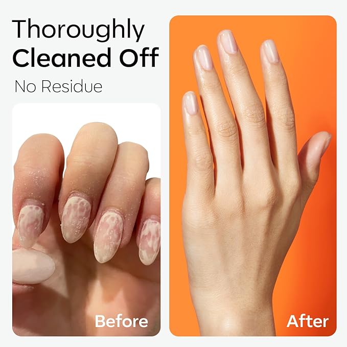 Modelones Nail Polish Remover, Acetone Nail Polish Remover Enriched with Jojoba Oil Gel Polish Remover for Gel Glue Acrylic Dip Powder Remover for Home Salon(8 FL.Oz., Pack of 2)