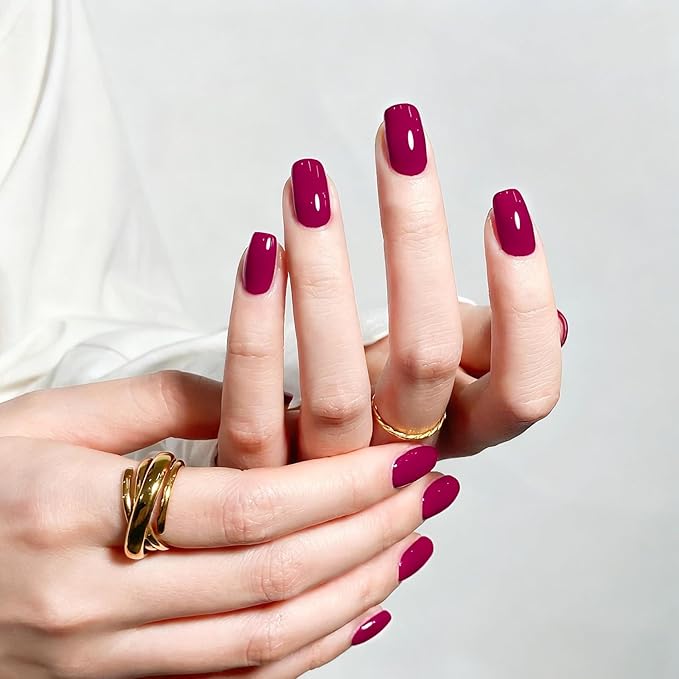 MEGIOR Viva Magenta Gel Nail Polish 0.5 Fl Oz Violet Red Long Lasting Soak Off UV LED Lamp Light Curing TPO Free Gel Polish Kit for Salon and Nail Art Starter Manicure DIY at Home