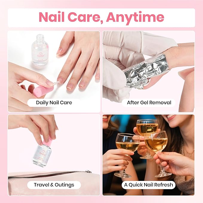 Beetles Bitter Nail Strengthener for Nail Biting - Air Dry Nails Biting Treatment Clear No Bite Polish for Weak, Thin and Damaged Nails Strengthener and Growth, Gently Discourage Bite 0.5 fl oz