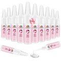 EBANKU Nail Glue Bulk for Press On Nails, 10PCS Super Strong Glue for Fake Nails Professional Adhesive Super Bond Fast Drying Glues Long Lasting No Need for UV Lamp (10 x 15ML)