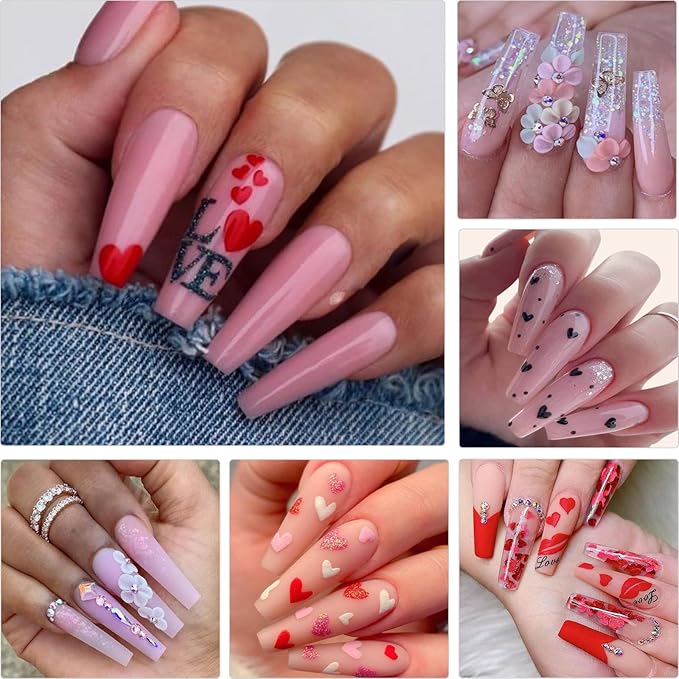 240pc Coffin Gel Nail Tips Long Fake Nails Clear Press ons Nail, Long Coffin Nails Tips Acrylic Nails Extension Soft Gel Nails Tip Full Cover Ballerina False Nail Clear Artficial Fingernails