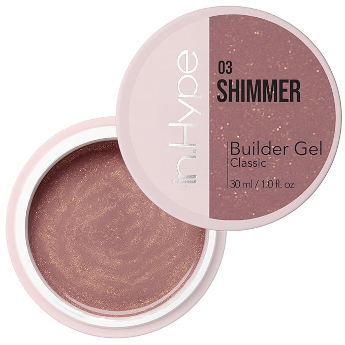 IN.HYPE UV/LED Camouflage Builder Gel for Nail Extension/Strengthening (Shimmer Nude)