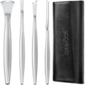 Professional Pedicure Tools for Feet, 4PCS Pedicure Knife Sets, Ingrown Toenail Removal Kit, Stainless Steel Corn Removers, Foot Scraper, Callus Shaver, Calloused Feet Remover Tool