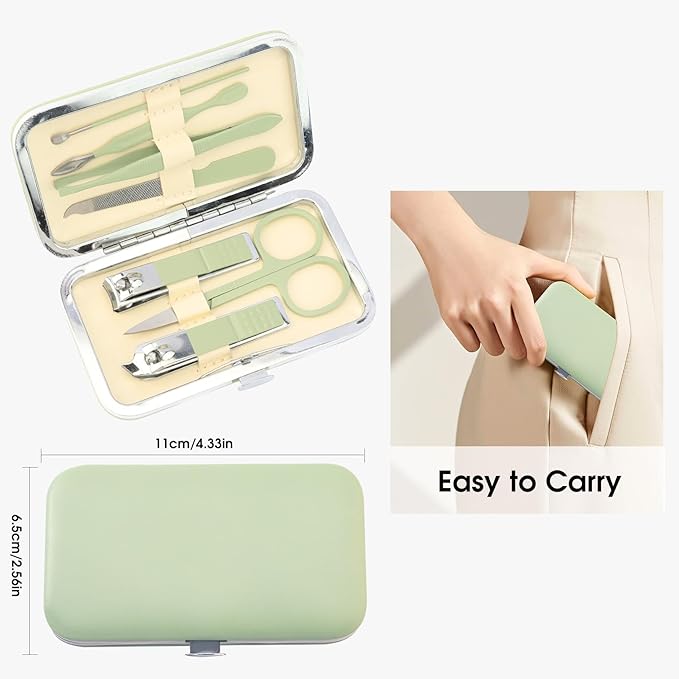 Manicure Set Nail Clippers Grooming Kit for Women Mens Travel Essentials Pedicure Tools for Feet Nail Care Kit Gift Sets Foot Care Boyfriend Stocking Stuffers for Mens Gifts Ideas