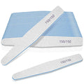 Nail Files 150/150 Grit, 25pcs for Poly Extension Gel, Emery Boards for Acrylic and False Nails, Coarse Manicure Pedicure Tools for Home Salon