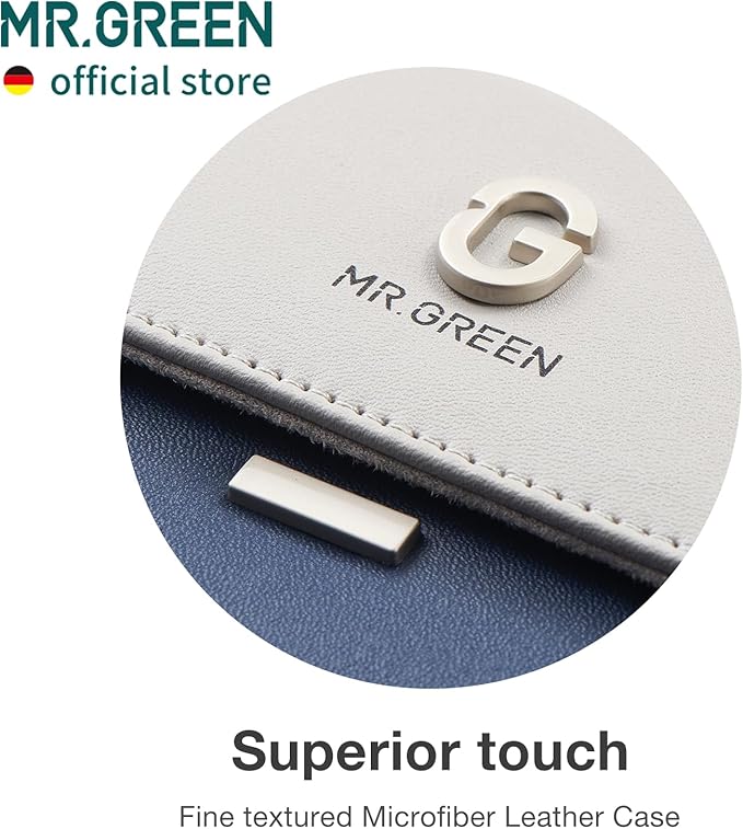 MR.GREEN Nail Clipper Sets 8 in 1 Pedicure Kits Stainless Steel Manicure Sets Personal Care Tools with Microfiber Leather Case (Mr-6658)