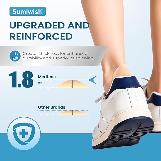 Sumiwish Blister Bandages - 25 ct - Hydrocolloid Pads for Faster Healing - Waterproof, Durable & Grab-N-Go Design - for Toes, Heels & Fingers(Variety Pack)