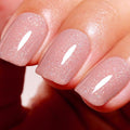 Glitter Gel Polish,Nude Mauve Pink Iridescent Glitter Gel Nail Polish Sparkle Shimmer Fall Winter Rainbow Soak off LED UV for Art DIY Manicure 15ML