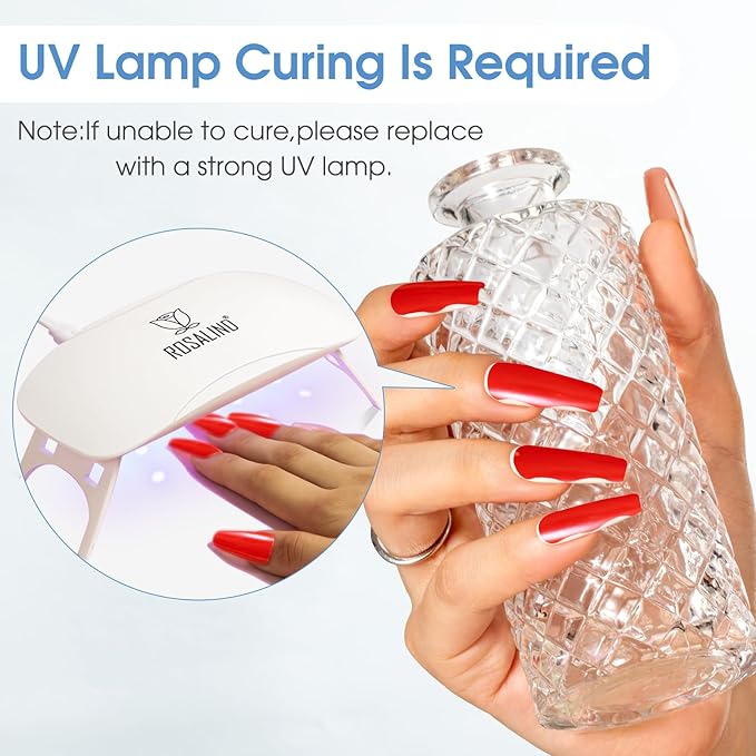 ROSALIND Clear Gel Top Coat, 2Pcs 11ml No Wipe Top Coat Gel Nail Polish Long-Lasting High Glassy Shiny,Need U V/LED Lamp for Home DIY Gift